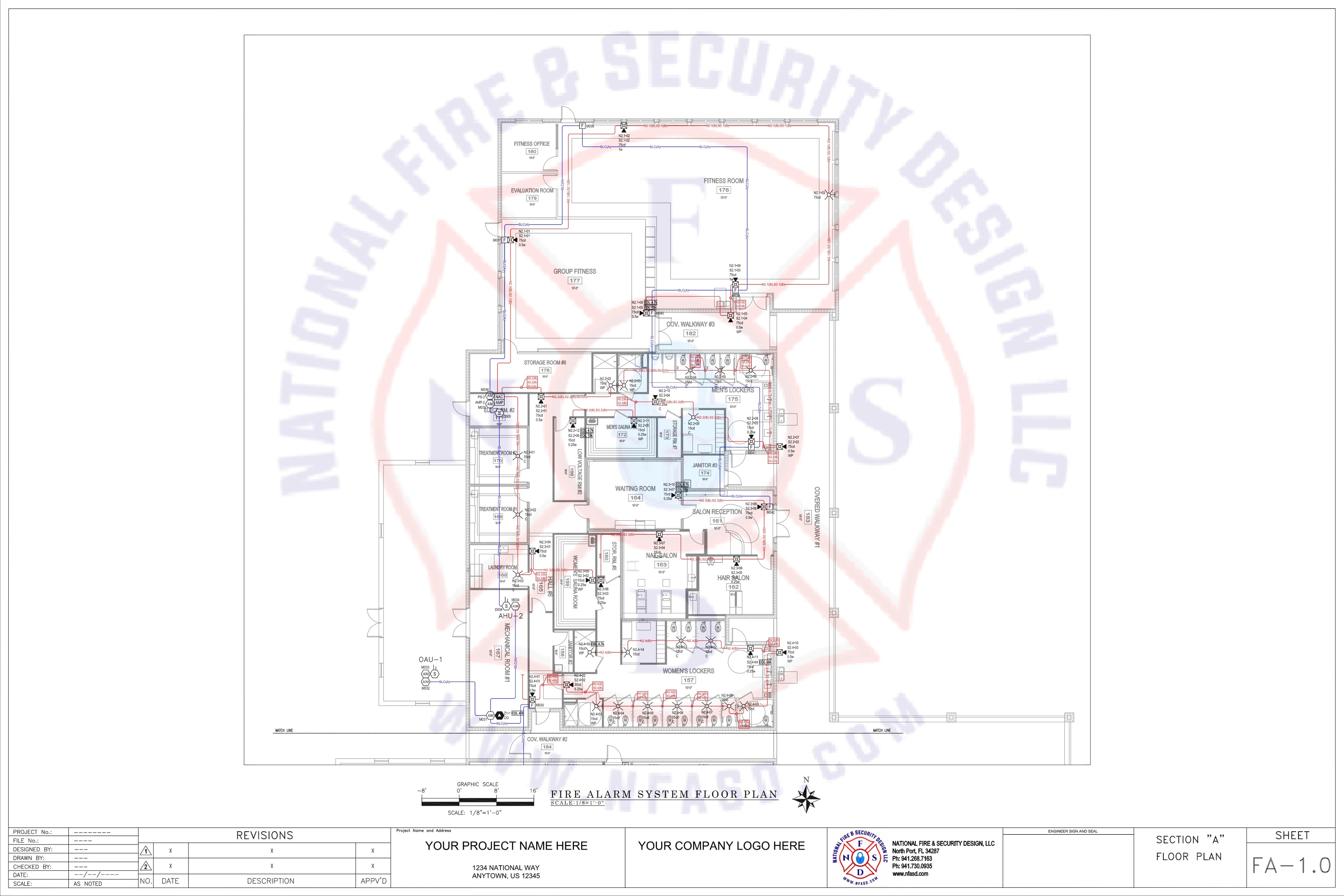 FA-1.0 — Floor Plan Section "A"