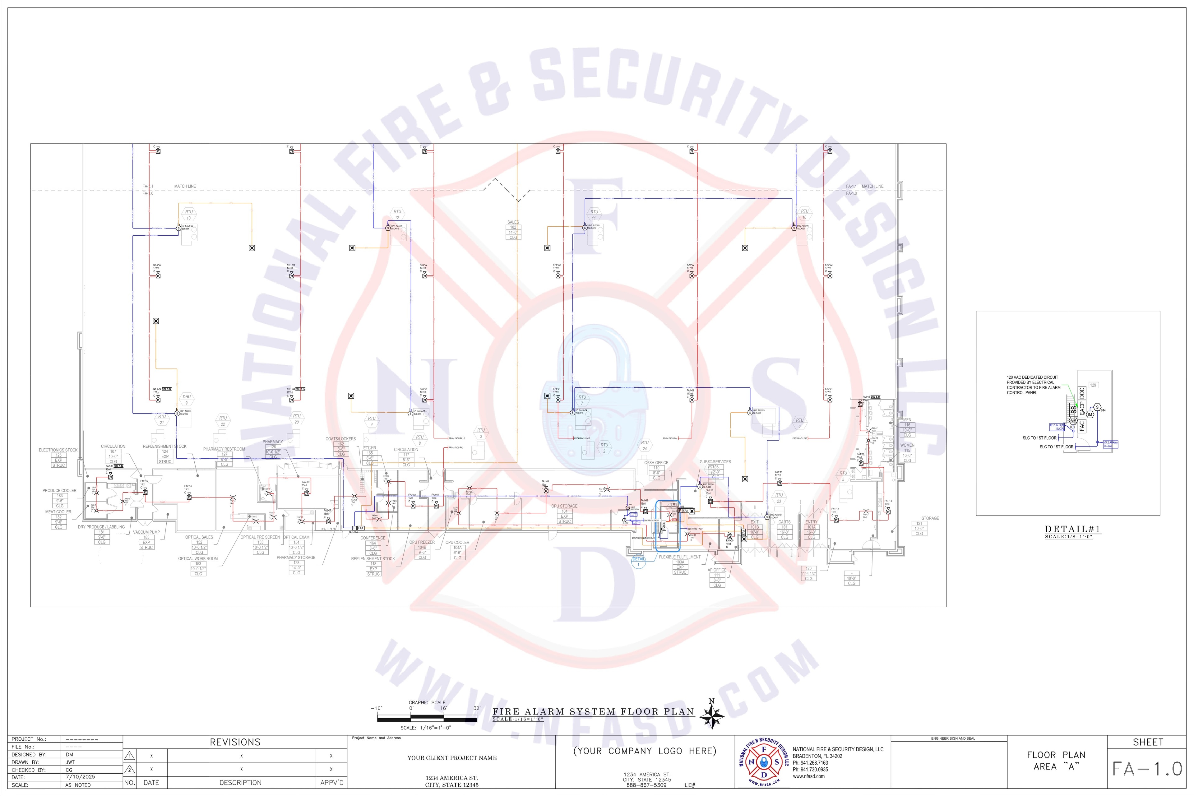 FA-1.0 — Floor Plan Area "A"
