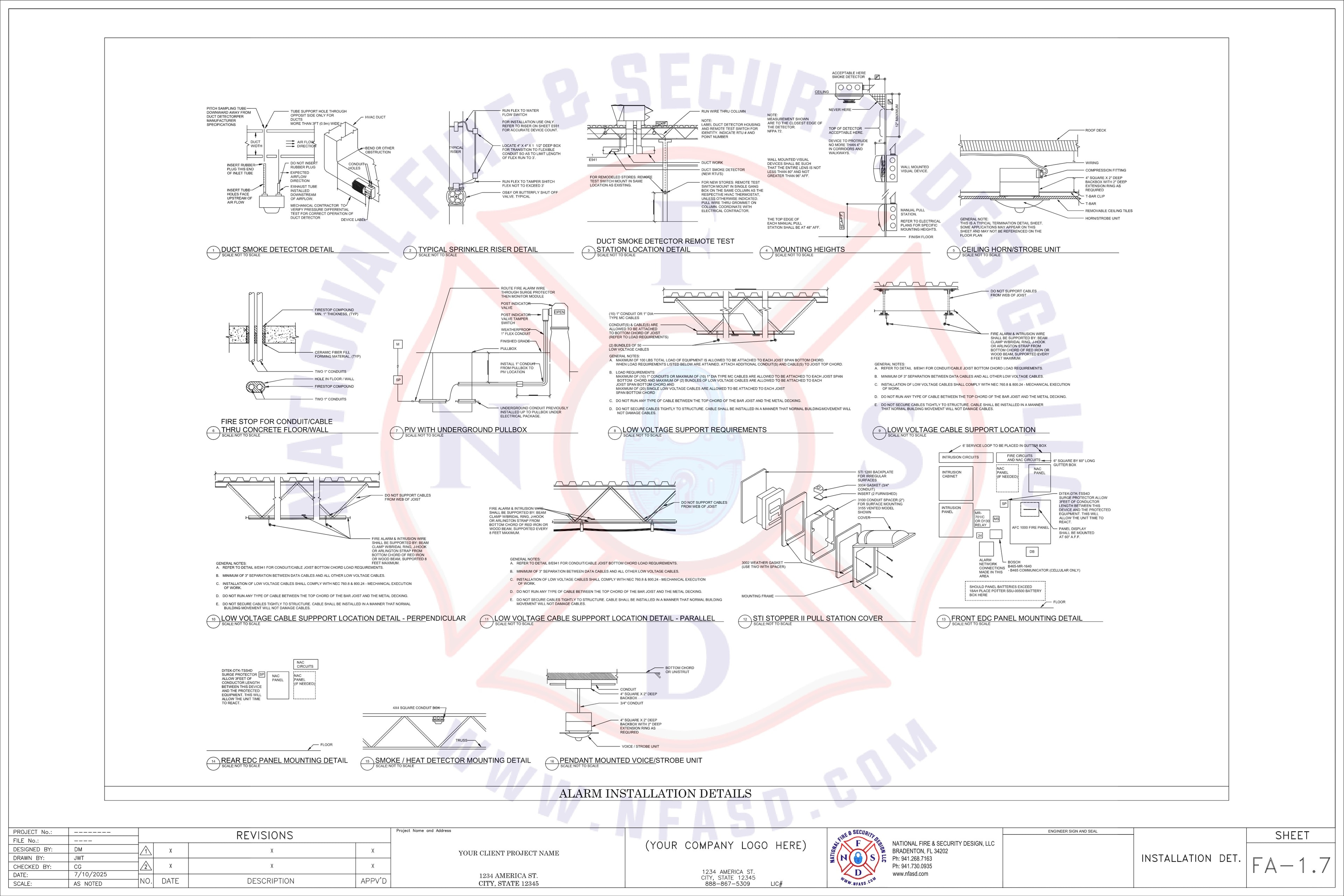 FA-1.7 — Installation Details