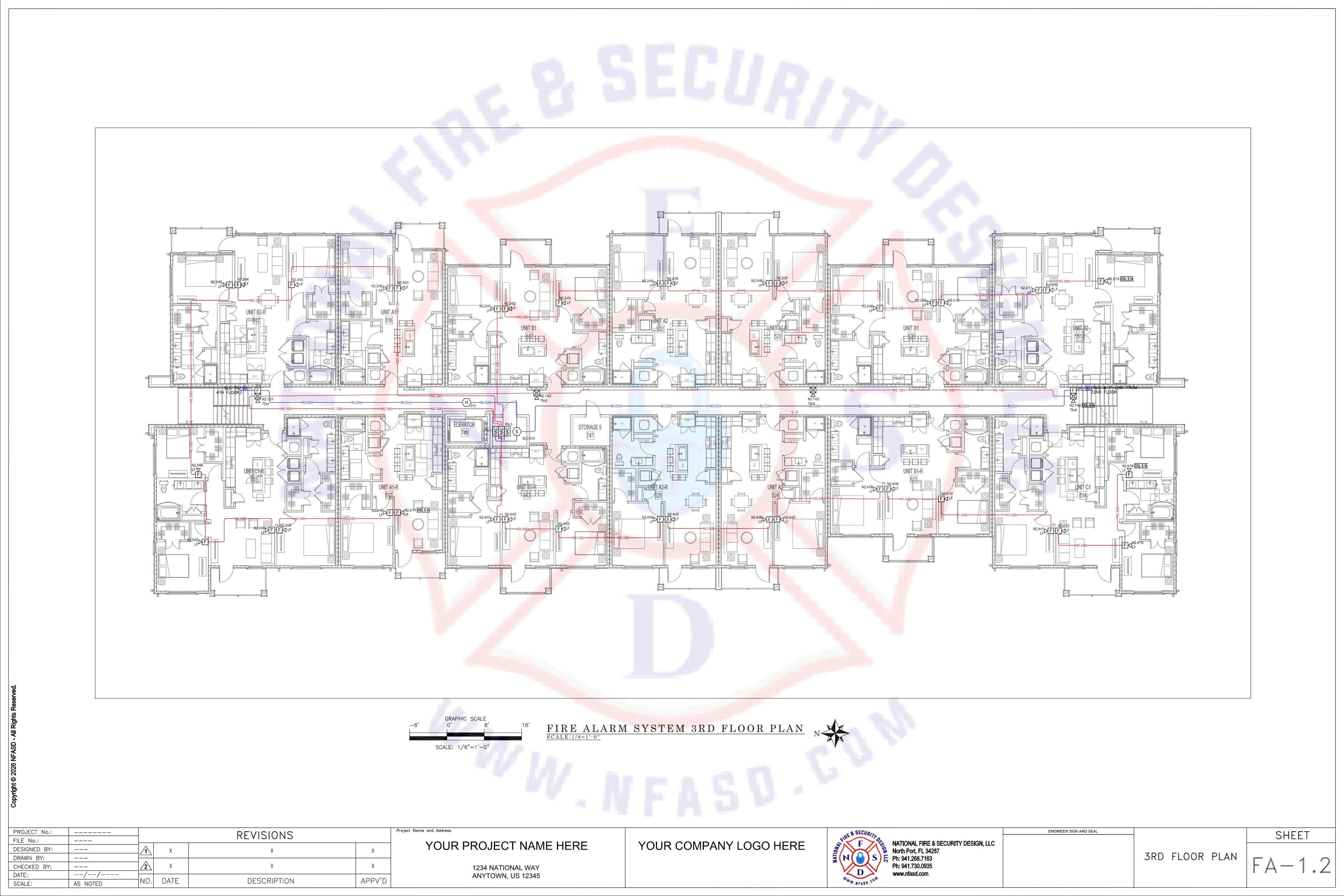 FA-1.2 — 3rd Floor Plan