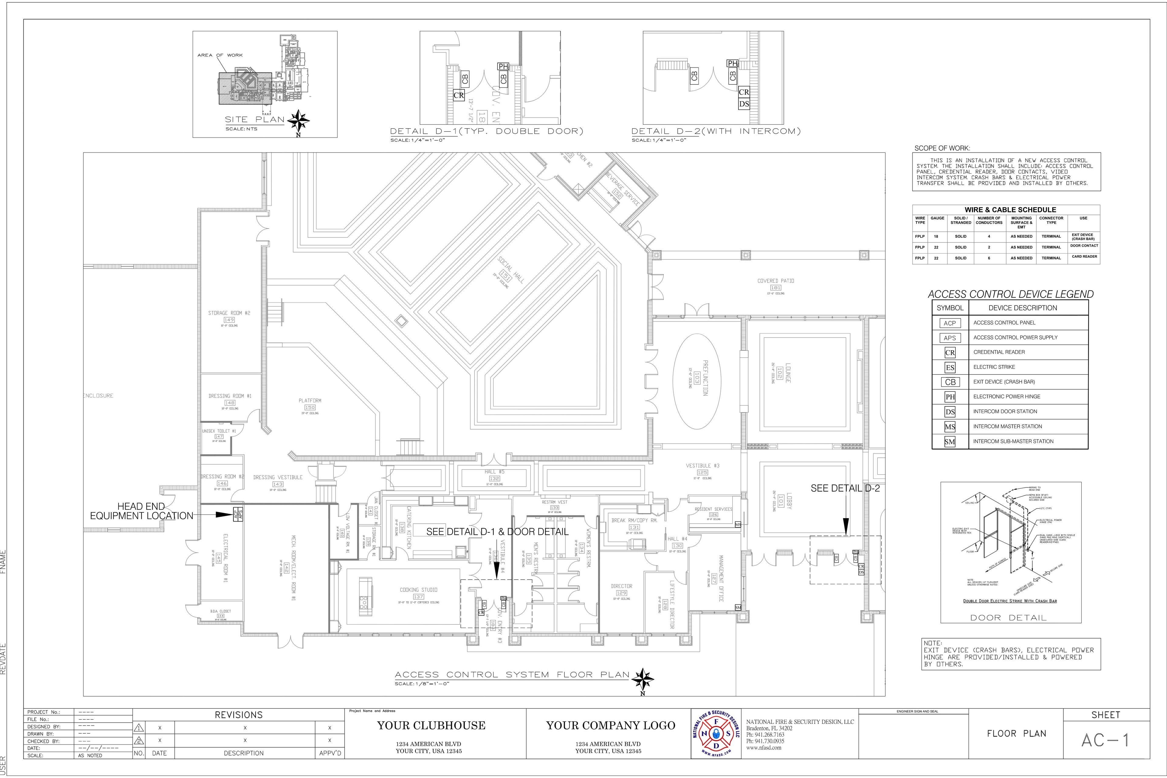 AC-1 — Floor Plan (Main Building)